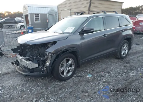 2017 Toyota Highlander Limited z USA, uszkodzony, nr VIN 5TDDZRFH0HS405597